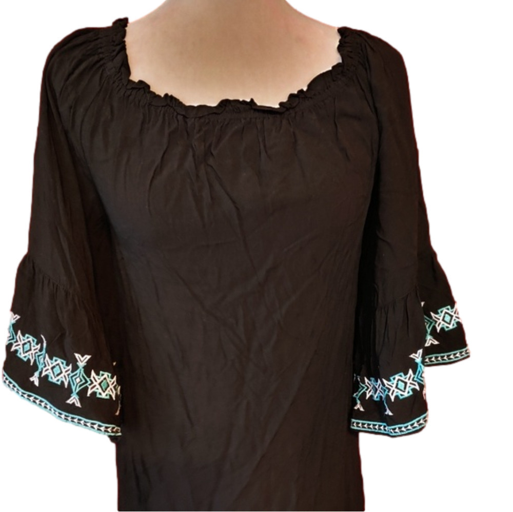 Umgee BOHO On or Off Shoulder Top S